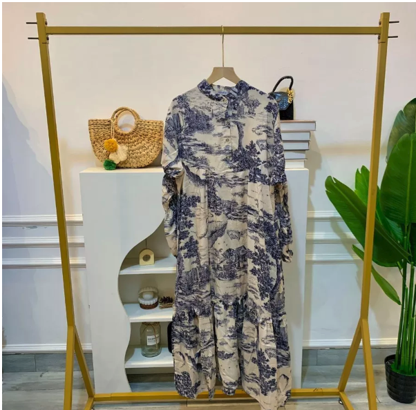 Ghaudens Ghaudens Long Dress Diorana Rayon Guardian 6767-1/2