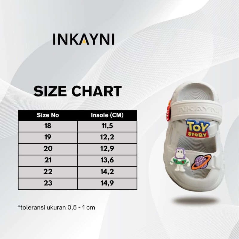 INKAYNI Sandal Slop Toy Story 4