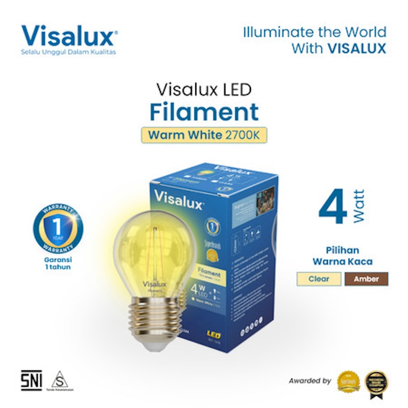 Visalux LED Filament 4W E27 2