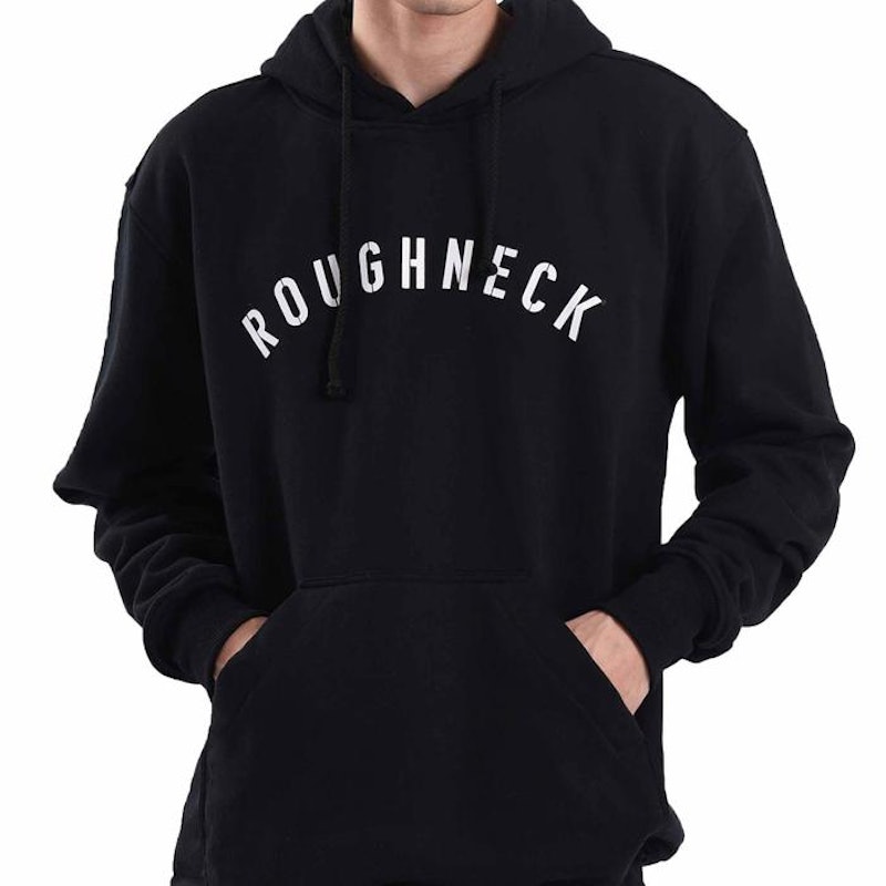 Roughneck Black Sig White Hoodie 2