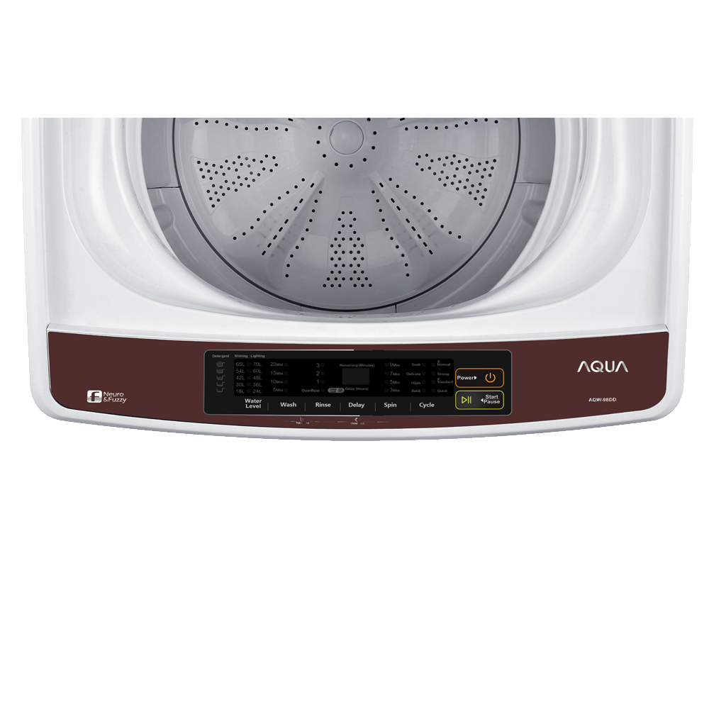 AQUA Japan AQUA Hijab Wash Classic Series Mesin Cuci Top Loading 9 kg AQW-98DD(BK) 