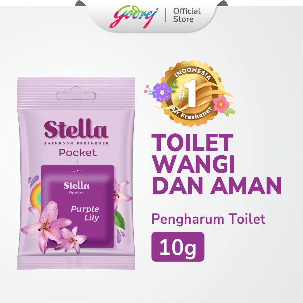 Pocket Bathroom Purple Lily 3