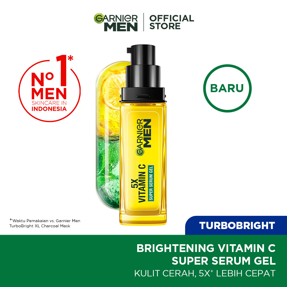 L’Oréal Garnier Men Turbo Bright 5x Vitamin C Super Serum Gel
