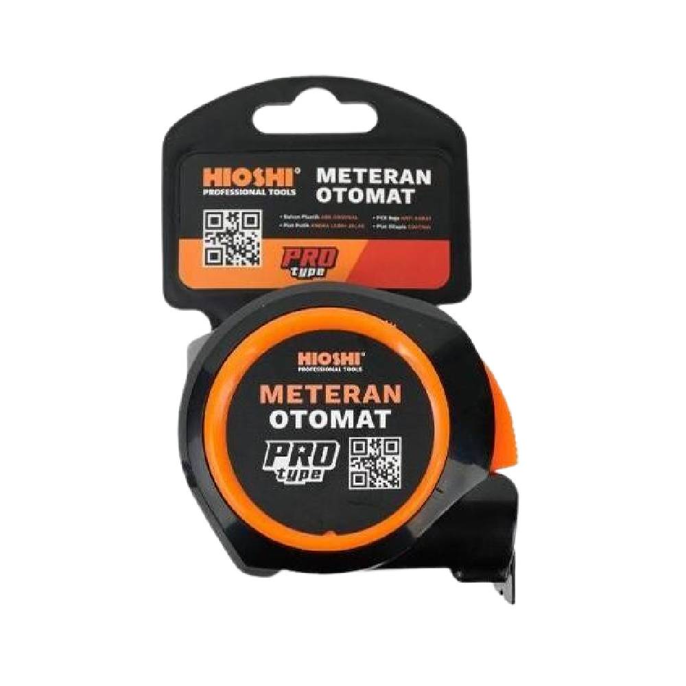 HIOSHI Meteran Otomat 10 m ｜ HRM019E