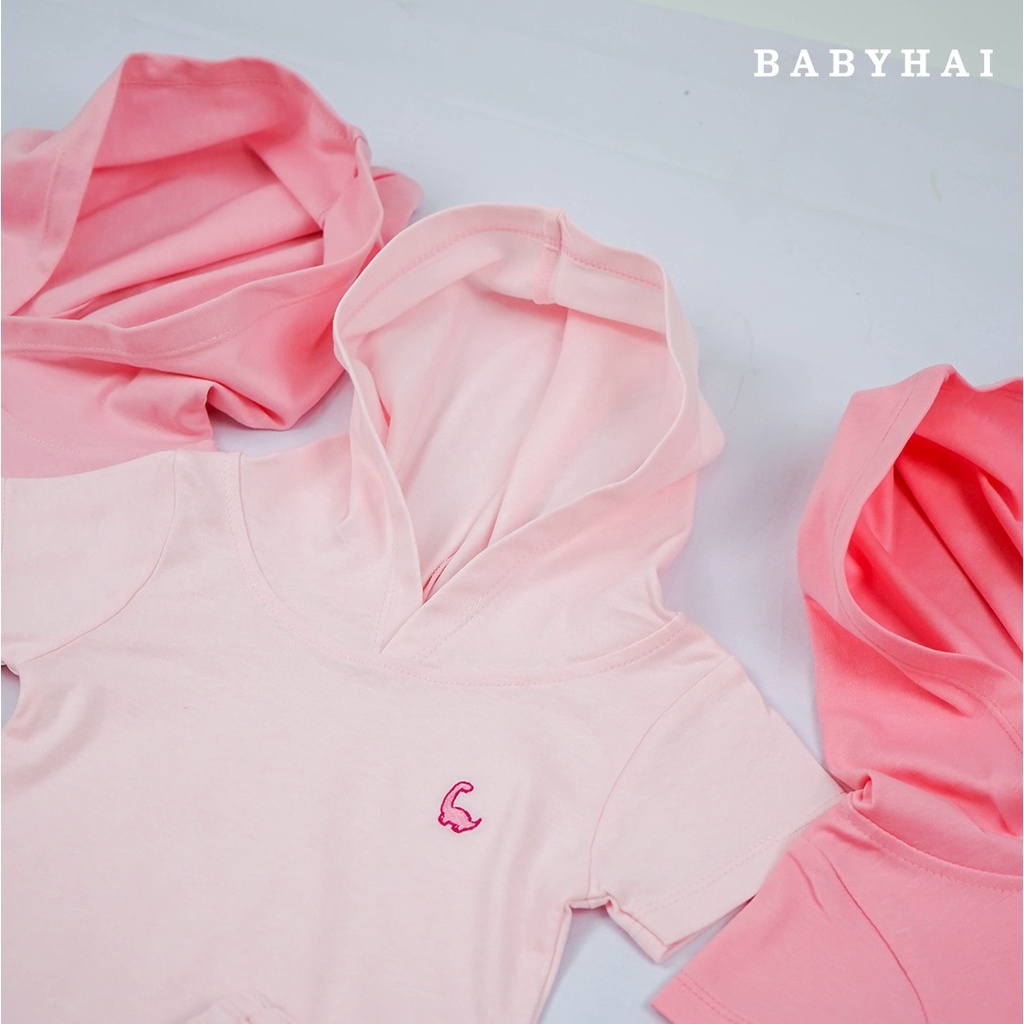 Babyhai Iris Set Hoodie - Seri Pink