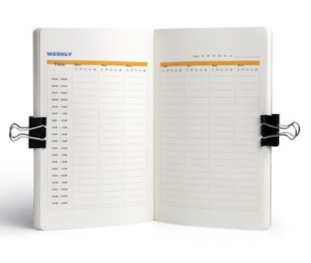 Papermark A5 Yellow ‘Study Planner’