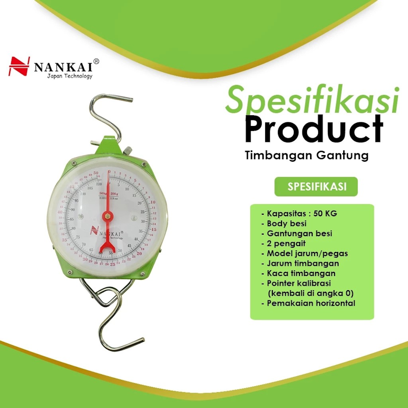 Nankai Timbangan Gantung 50 kg 3