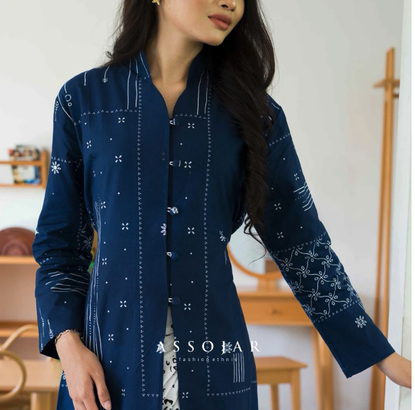 Assojar Fashion Ethnic Assojar Lekat Tunik Kebaya
