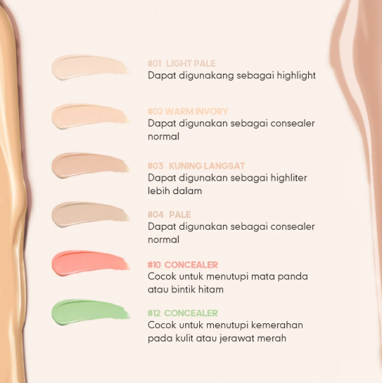 SANIYE Perfect High Coverage Waterproof Concealer  #12 