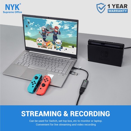 NYK Video Capture 2 in 1 Converter HC-6