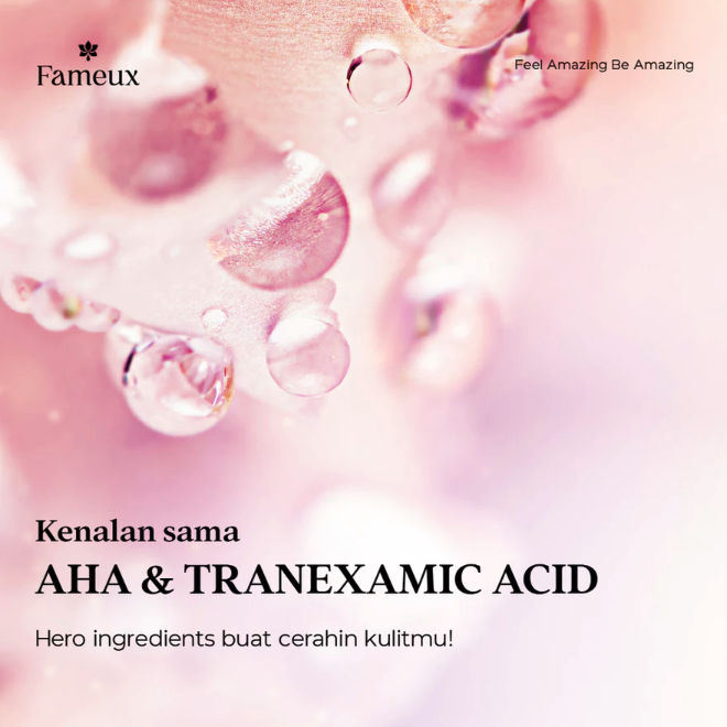 Carissa Mega Pesona Fameux AHA & Tranexamic Acid Brightboost Serum
