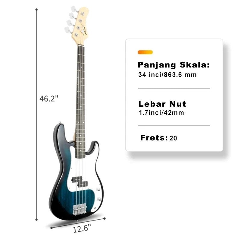 STRUMORA Gitar Bass Elektrik 5