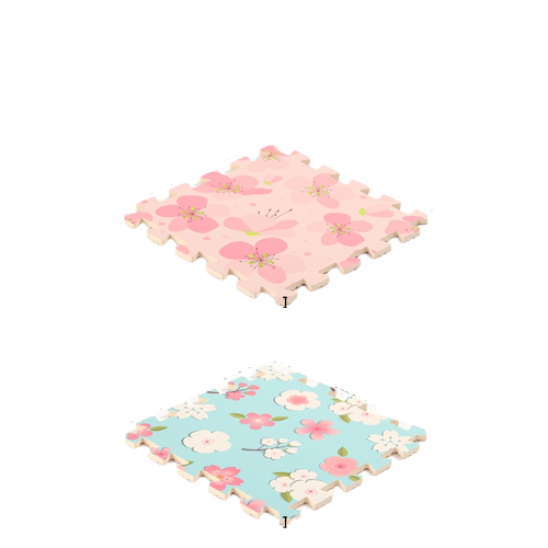 Matras Puzzle Motif Bunga