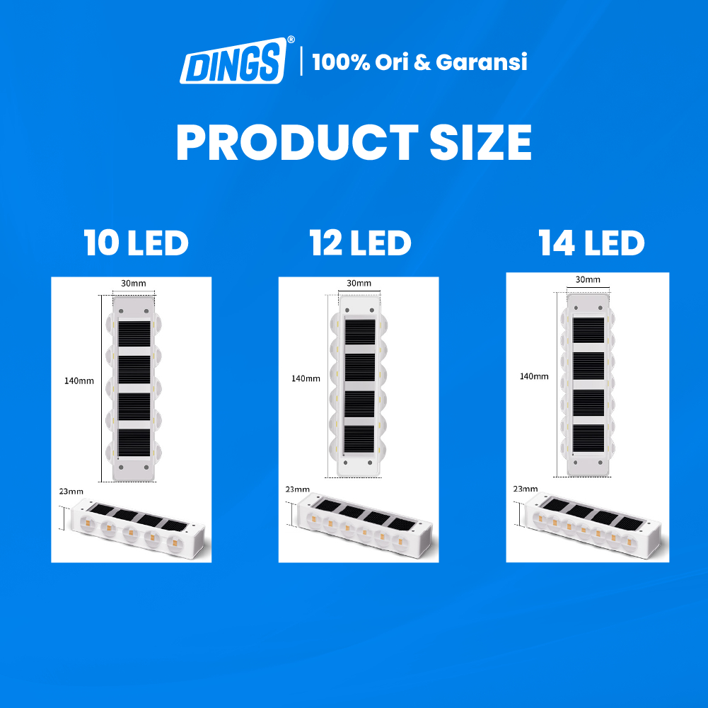 Dings Dings Lampu Tenaga Surya Dinding