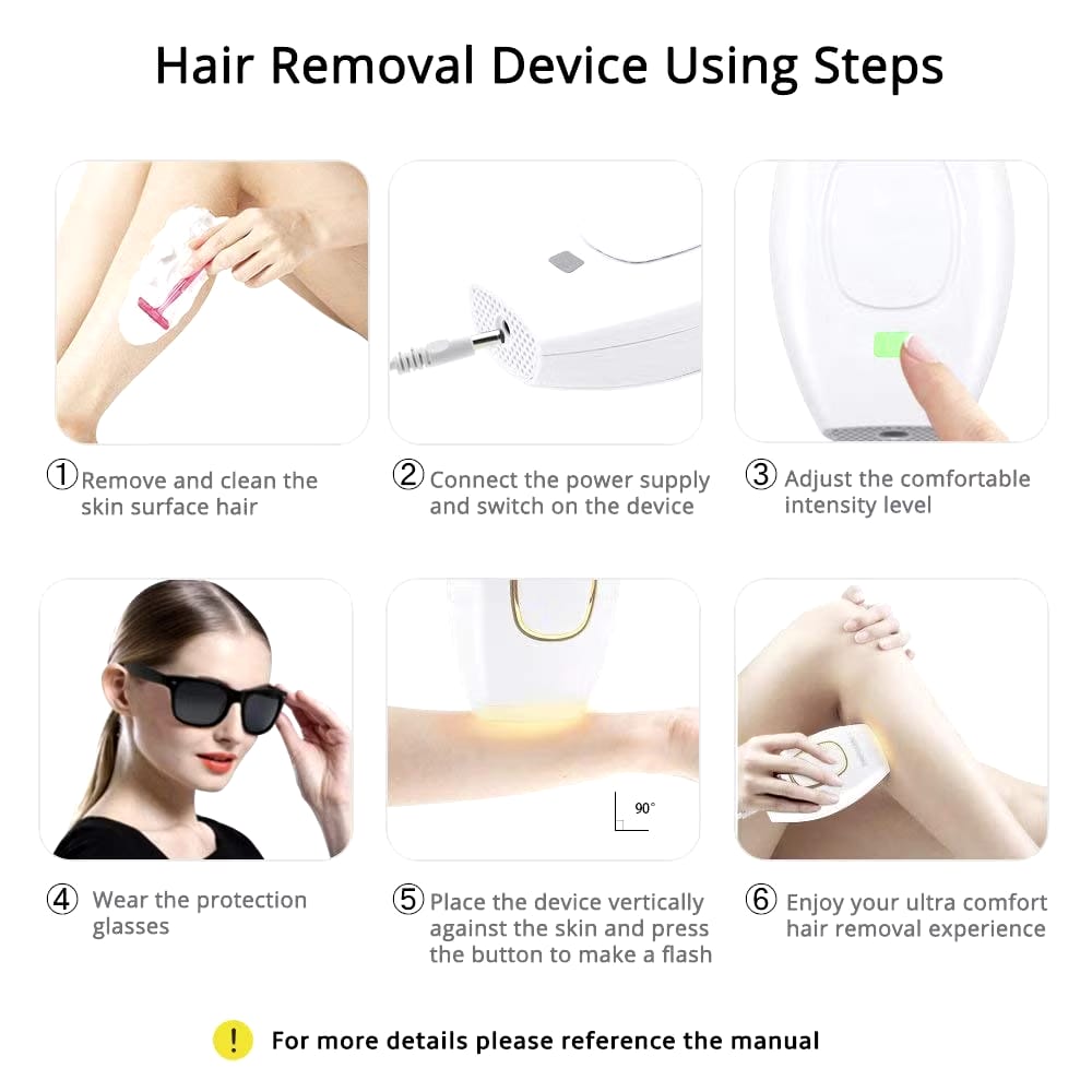  NIMMU IPL Laser Hair Removal 2 In 1