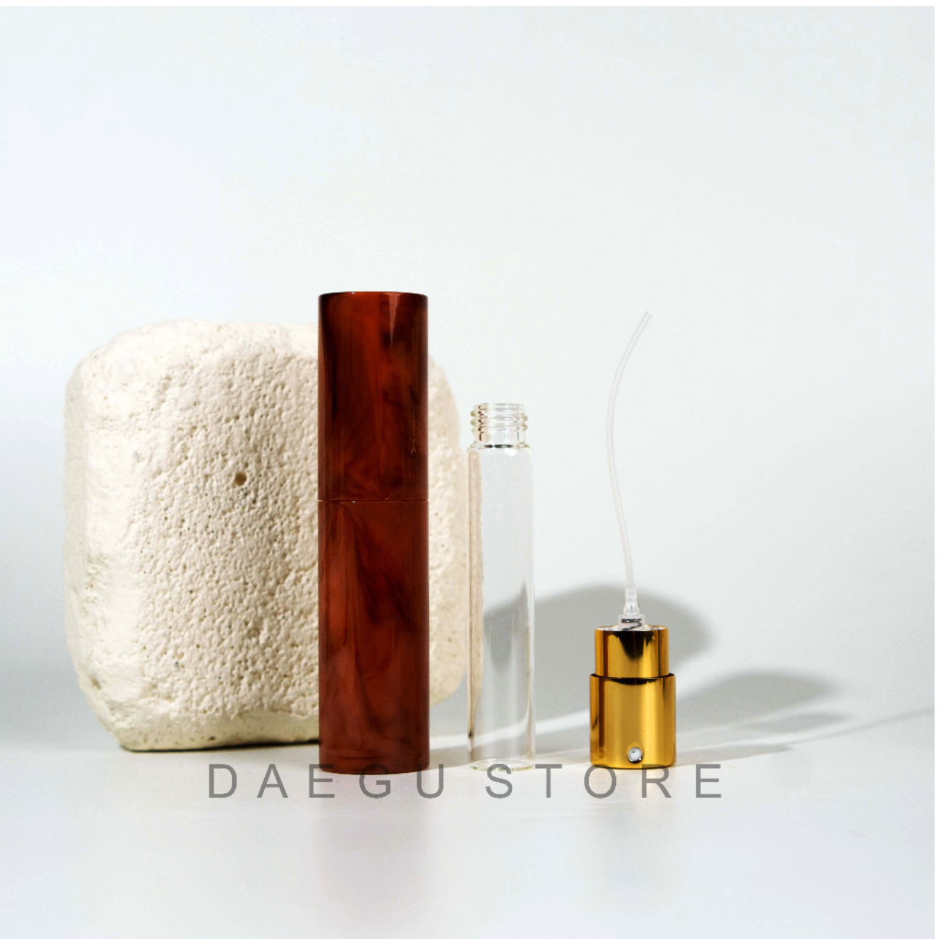  Daegu Store Botol Parfum Twist and Spray Marble/Marmer Edition