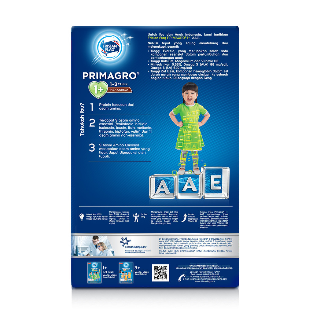 Frisian Flag Indonesia Frisian Flag Primagro 1+ Cokelat