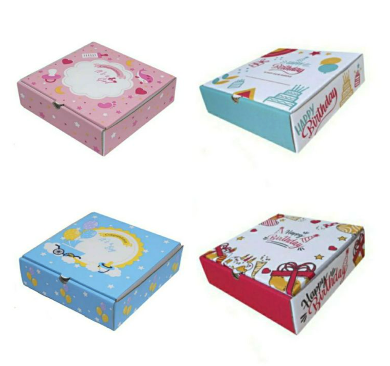 Box 24x24x7 cm Kardus/Karton/Hampers 1