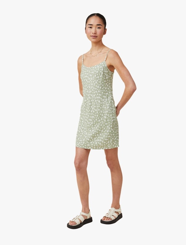 Petite Slip Mini Dress 1