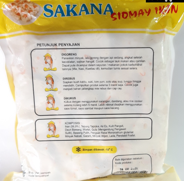 Sakana Indo Prima SAKANA SIOMAY