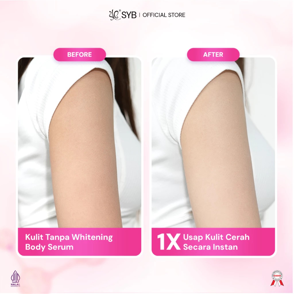 Alwinda Pratama Jaya SYB Whitening Body Serum With Collagen + 5% Niacinamide