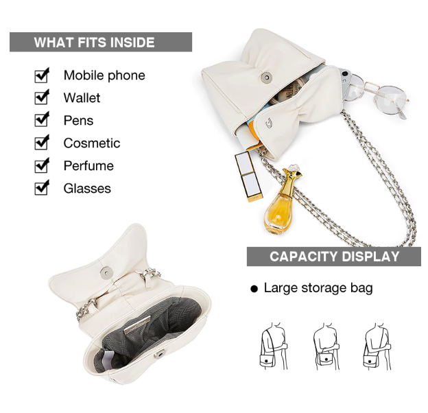 AGE FREE AGE FREE Mini Ribon Sling Bag Crossbody & Shoulder Bags