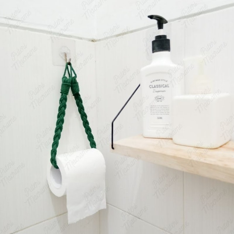 Gantungan Tisu Toilet Macrame 5