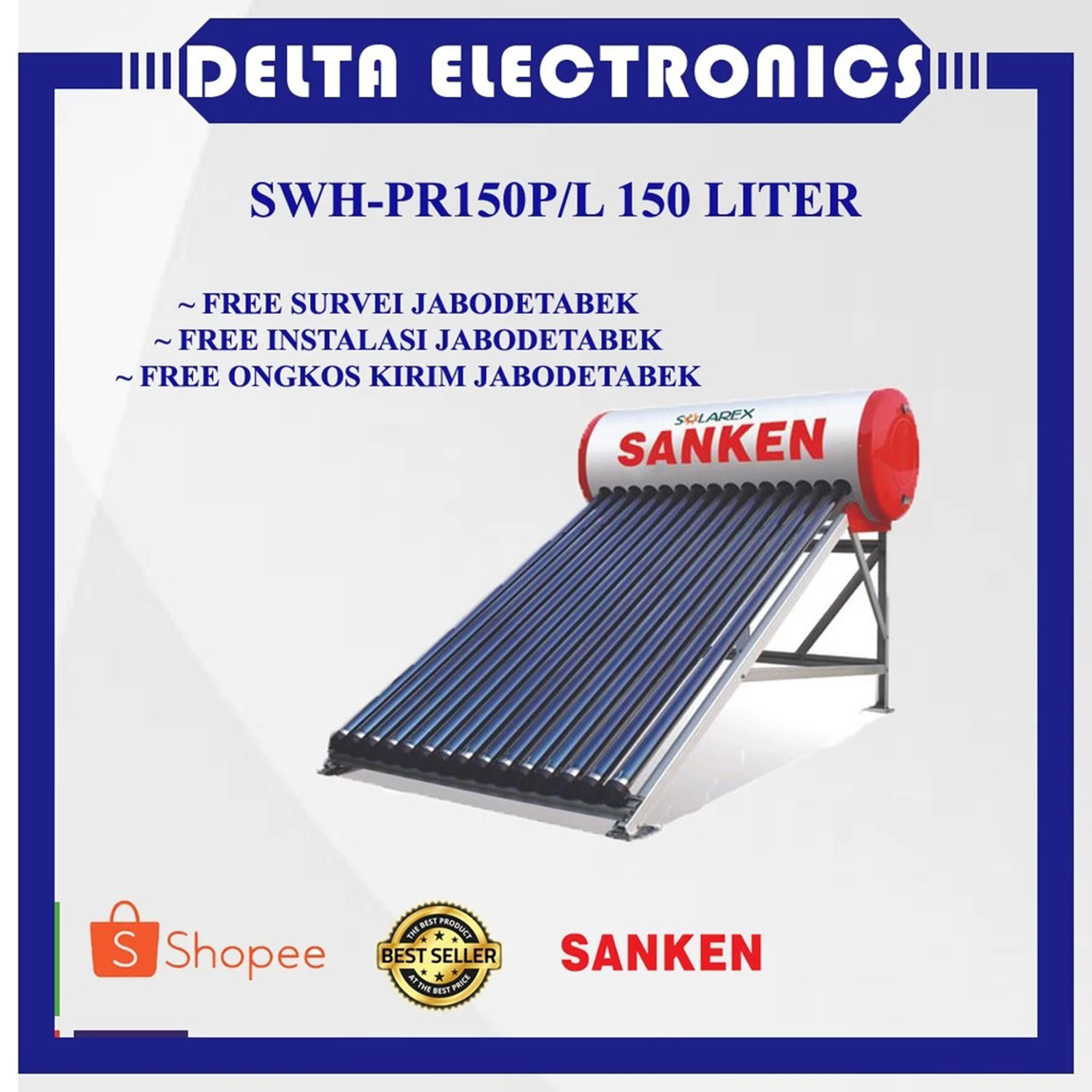 Sanken Argadwija Sanken Solar Water Heater SWH-PR150L/P