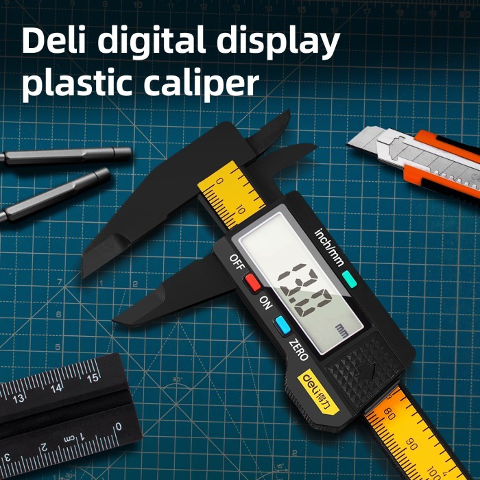 Deli Group Indonesia Deli Sigmat Verniper Caliper 150 mm EDL90150