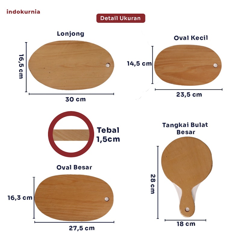 Indokurnia Talenan Bulat Premium 4