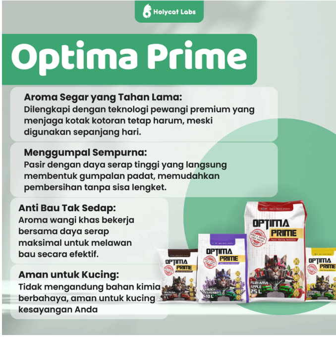 OPTIMA PRIME Pasir Kucing Bentonite 2