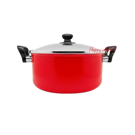 Maspion ｜ Maslon Dutch Oven Ebonit Handle 26 cm with Glass Cover