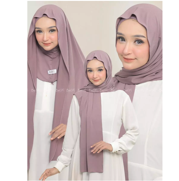 Belifi Mahajaya Nusantara Belifi Pashmina Instan Inner Leher Lufina 