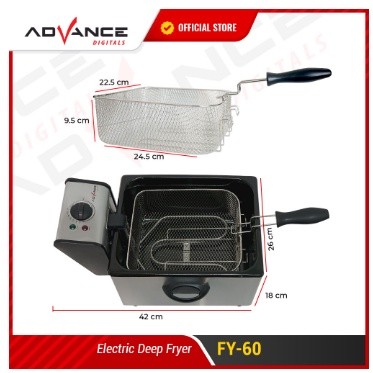 Advance Digitals Advance Electric Deep Fryer  FY-60