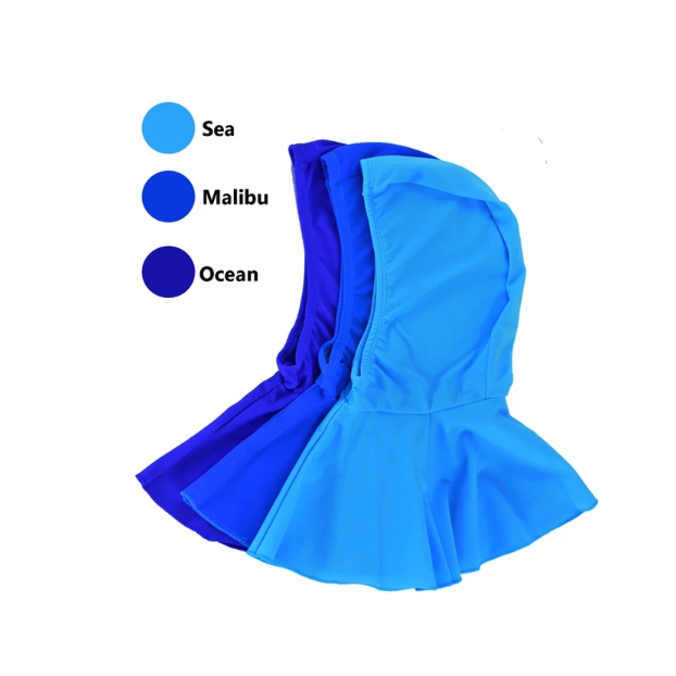 Silver Silver Topi Renang Kain Anak Muslim 17017