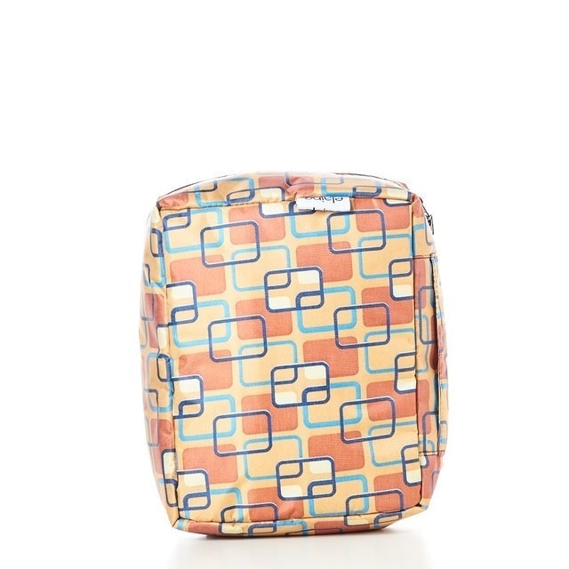 Pouch Kosmetik Travel Brown Square