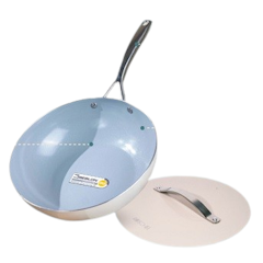 Roschel Diora Professional Wok Pan + Lid 28 cm