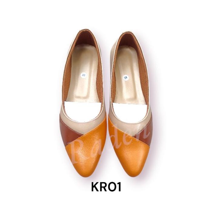 IKK Kulit Magetan Magetan Sepatu Flat Kulit Wanita  KR04