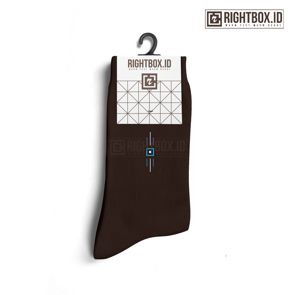  Rightbox Kaos Kaki Pria Motif Kantor