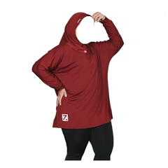Zeea Sport Inner Baju Panjang Farah Ternyaman Jumbo