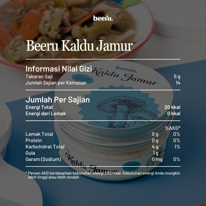 Beeru Kaldu Jamur 70 gram