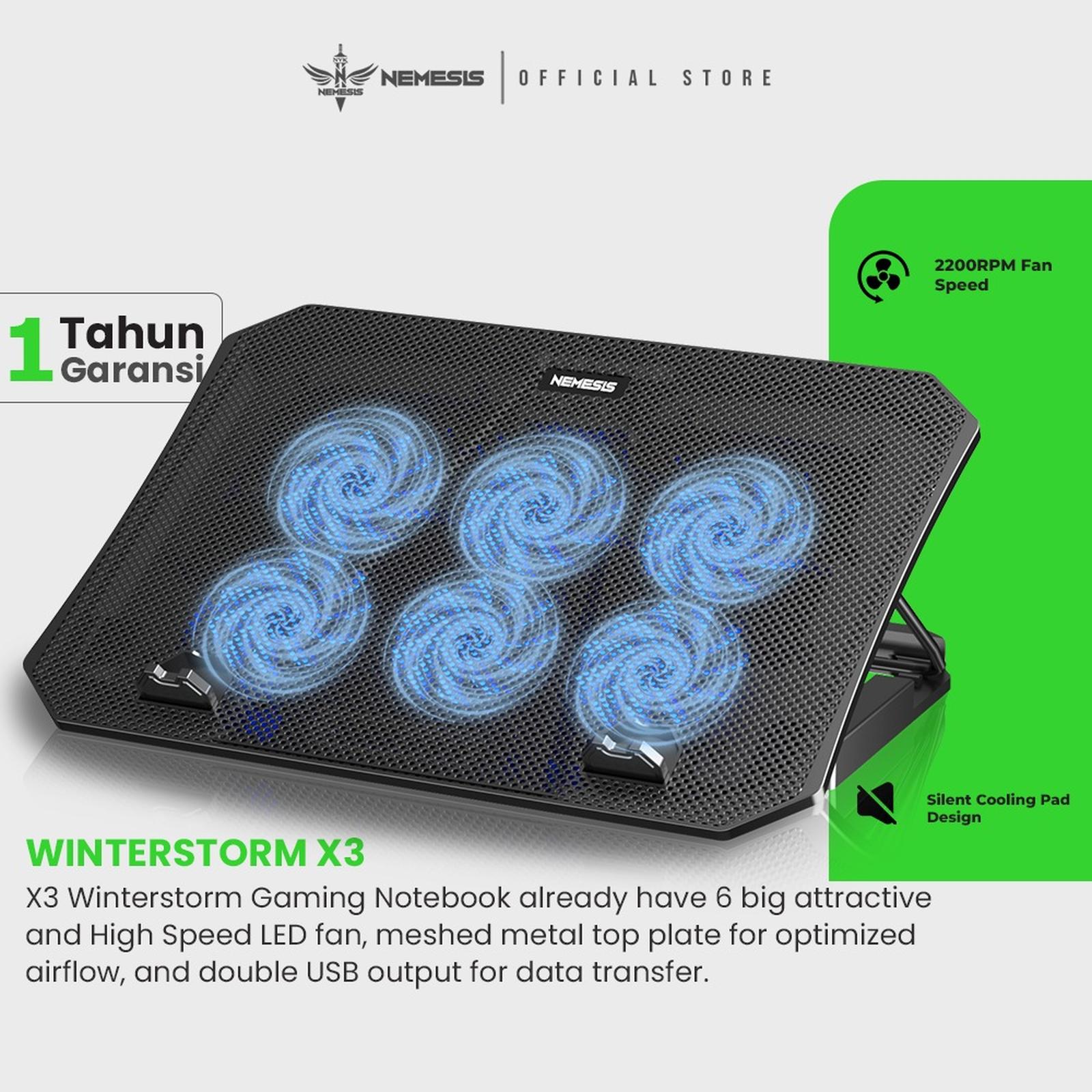 Klip Teknologi Indonesia NYK Nemesis Cooling Pad Winterstorm X-3