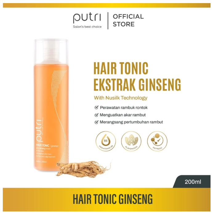 Paragon Technology and Innovation Putri Hair Tonic Ginseng with Nusilk Technology