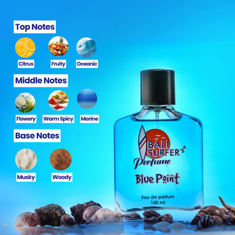 Bali Surfers Perfume Blue Point For Him Eau de Parfume 4