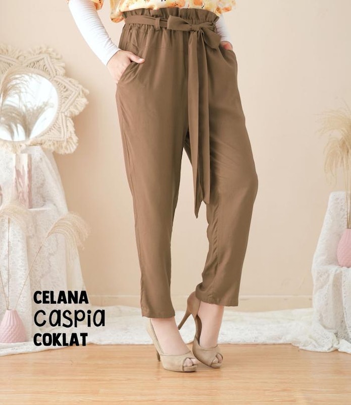 Melika Highwaist Paperbag Pants Caspia 3