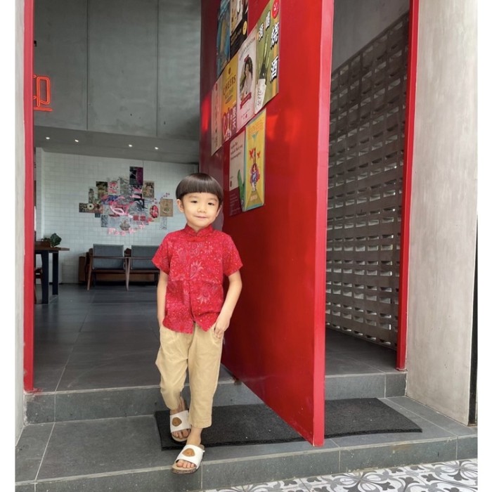 Cheongsam Lio Red Shirt