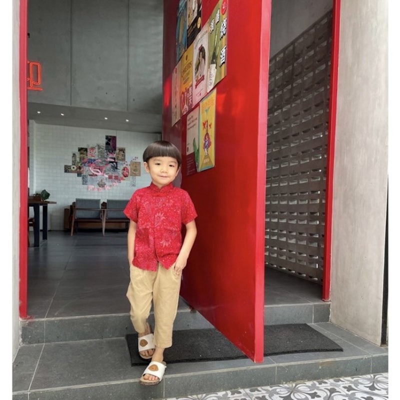 Cheongsam Lio Red Shirt 2
