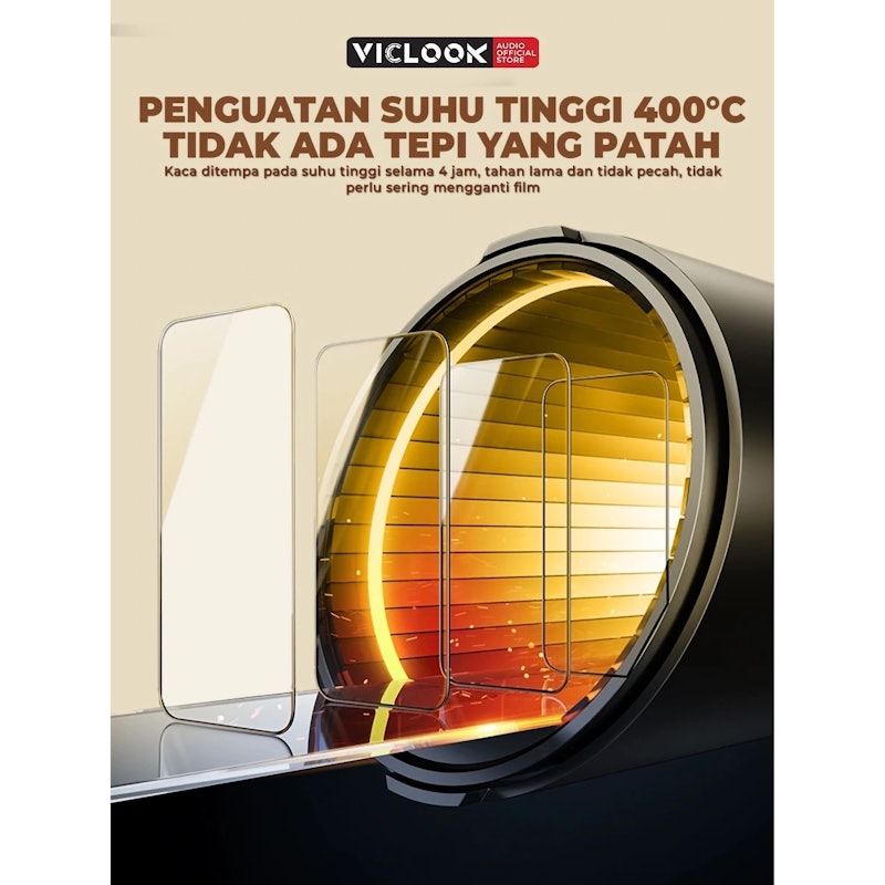 Viclook Tempered Glass HD for Samsung 4