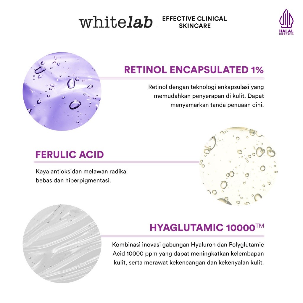 Natura Deca Kosmetika Whitelab Retinol Treatment Serum