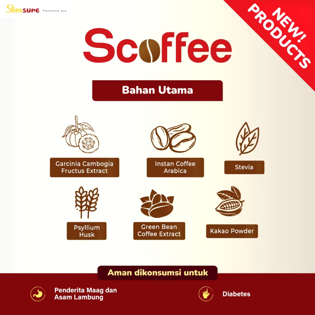 Makmur Indo Tunggal Scoffee Minuman Serbuk Kopi Rasa Mochaccino